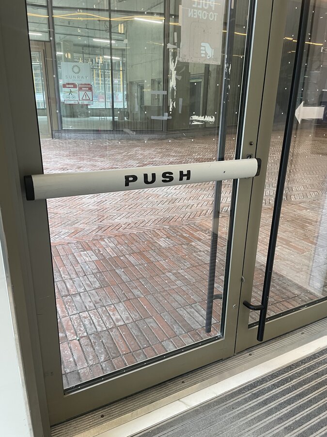 Access control system panel installation for secure facility